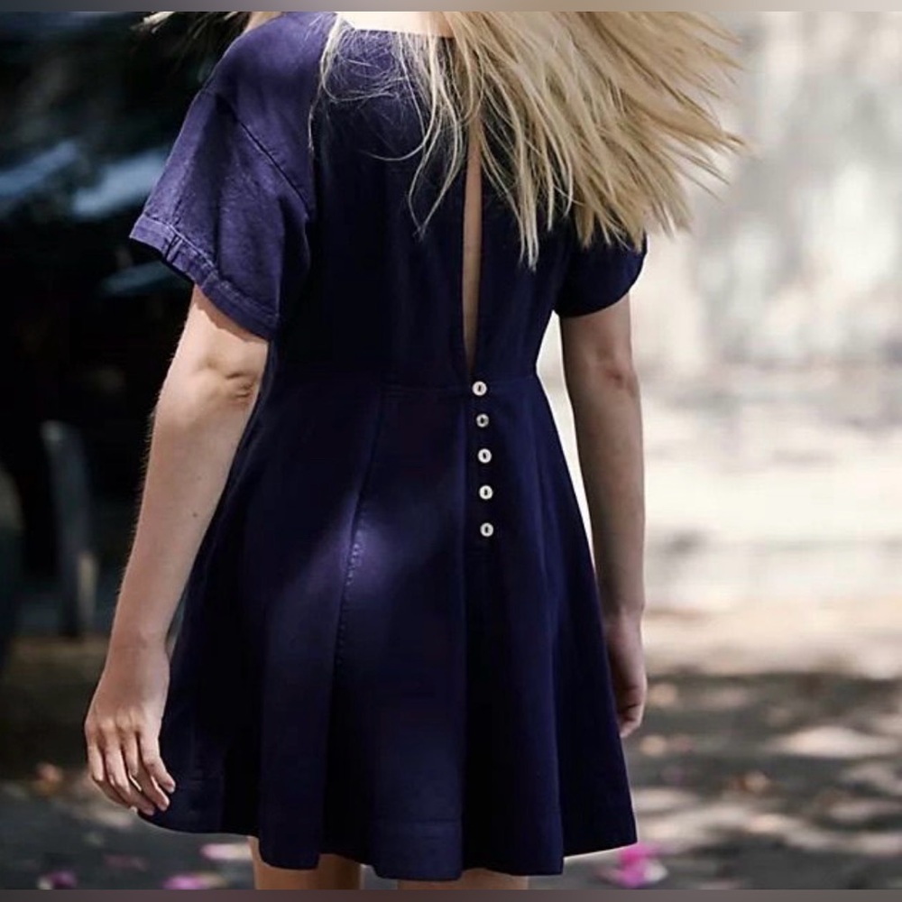FREE. PEOPLE Breezy Chic Mini Dress MED